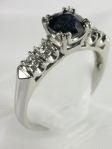 Antique Sapphire Engagement Ring