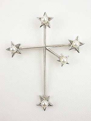 Mikimoto "Southern Cross" Pearl Brooch