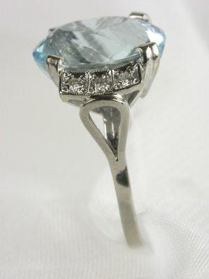 1960s Aquamarine Engagement Ring, RG-1661