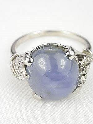 1930s Cabachon Star Sapphire Antique Ring