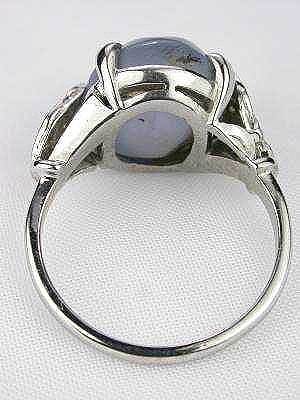 1930s Cabachon Star Sapphire Antique Ring