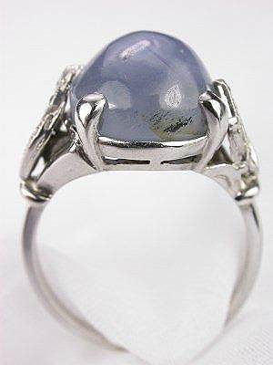 1930s Cabachon Star Sapphire Antique Ring