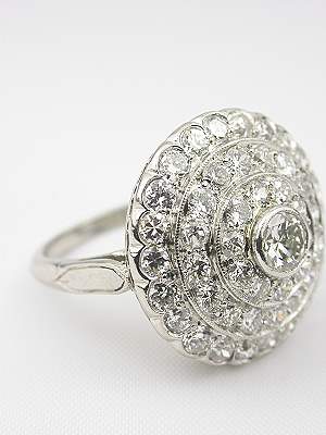 Art Deco Diamond Ring, 1930s – Sedgwicks Jewellery