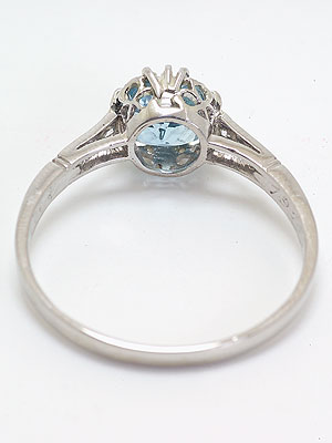 Antique Edwardian Aquamarine Engagement Ring
