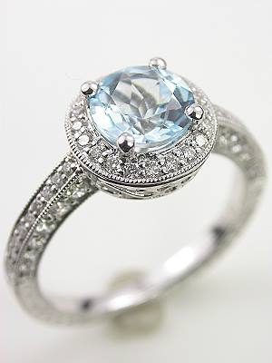 Aquamarine Engagement Rings | Topazery