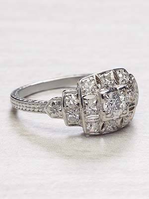 Late Edwardian Antique Engagement Ring